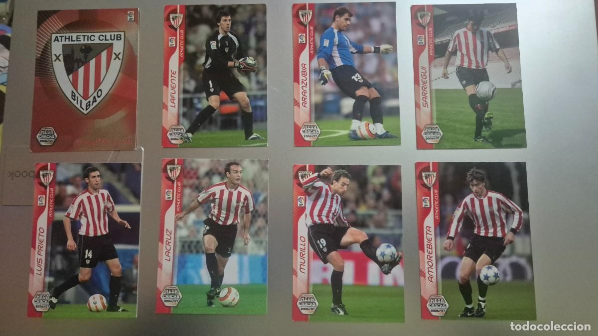 Fu&szlig;ball-Sticker: LOTE MEGACRACKS 2006 2007 EQUIPO ATH. DE BILBAO SON 18 CARDS SIN REPETIR