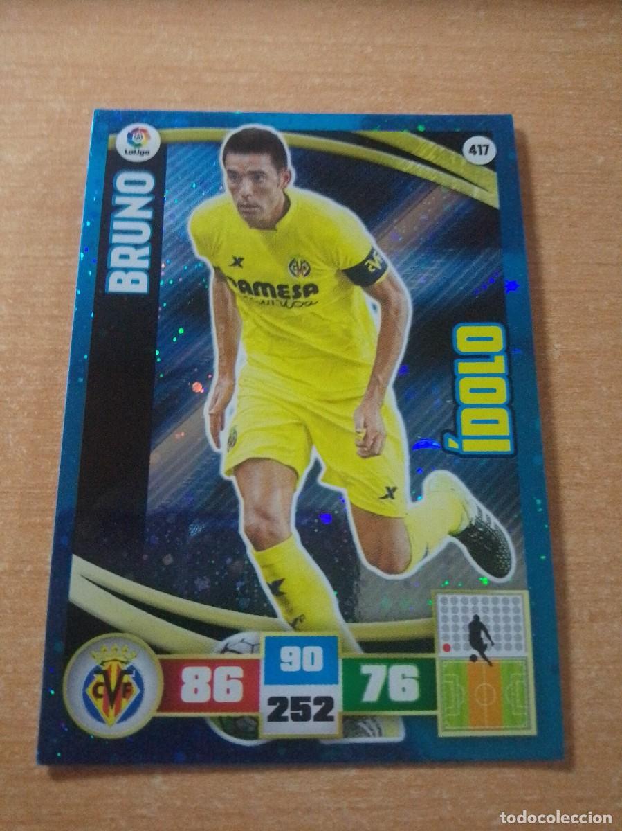 Figurine di Calcio: 417 BRUNO &Iacute;DOLO DEL VILLARREAL 15 16 ADRENALYN XL 2015 2016
