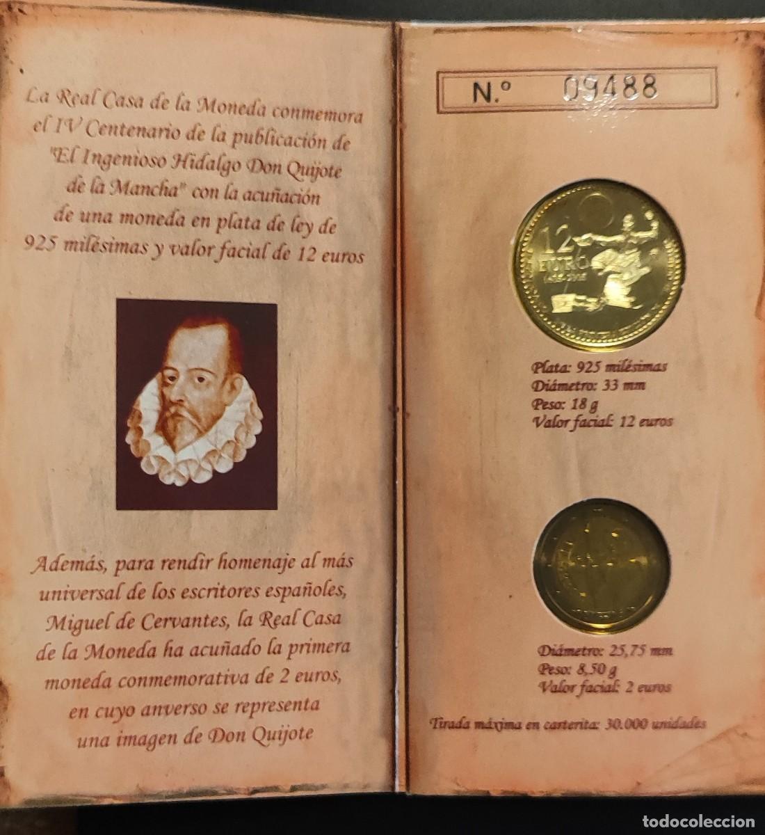 Figurine di Calcio: ESTUCHE DE LA FNMT DE LA MONEDAS DE 2 Y 12 EUROS 2005 S/C