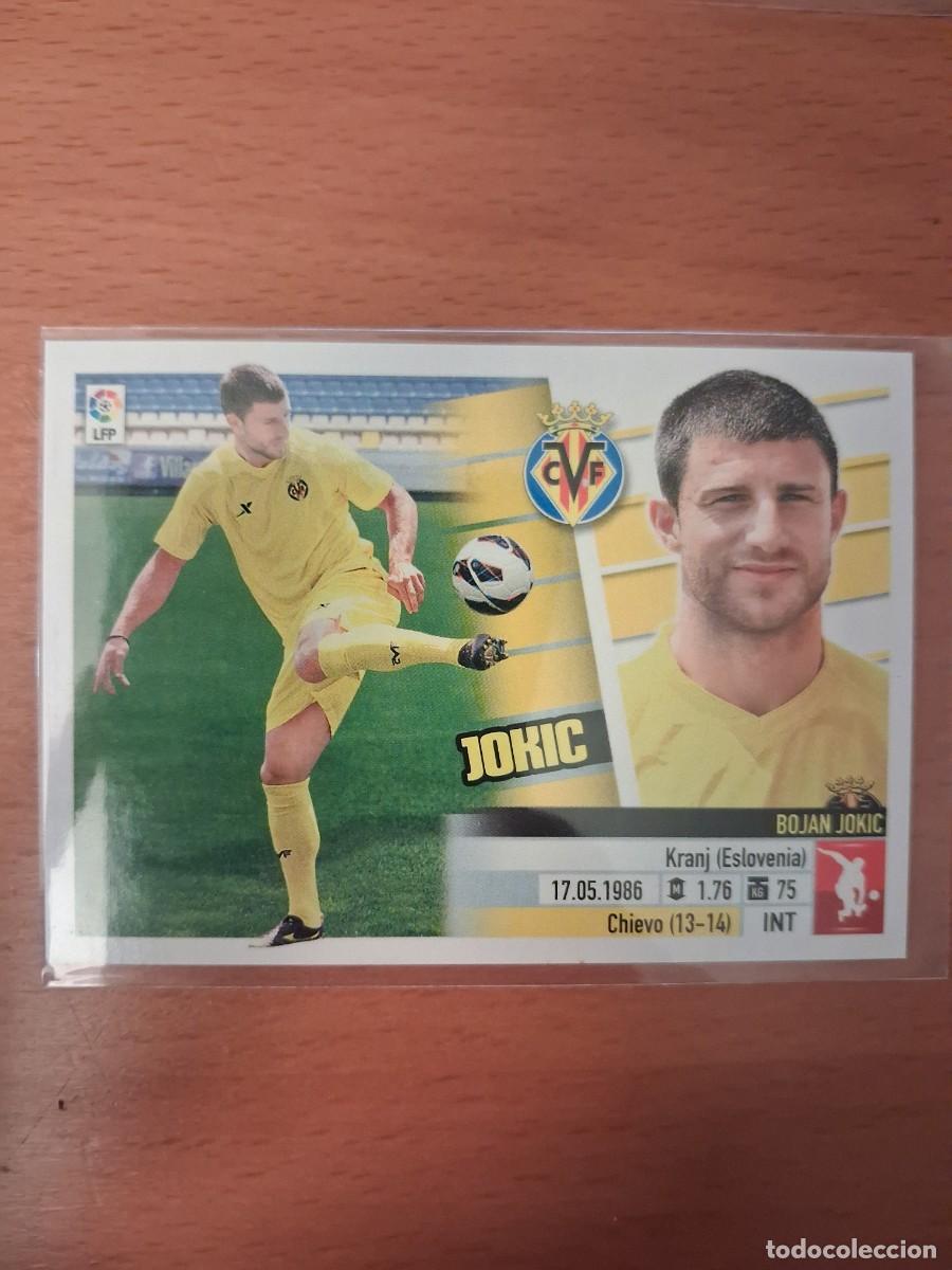 Fu&szlig;ball-Sticker: Ediciones Este Liga 2013 2014 13 14 Sin Pegar Villarreal CF 6 Jokic Segunda Edicion