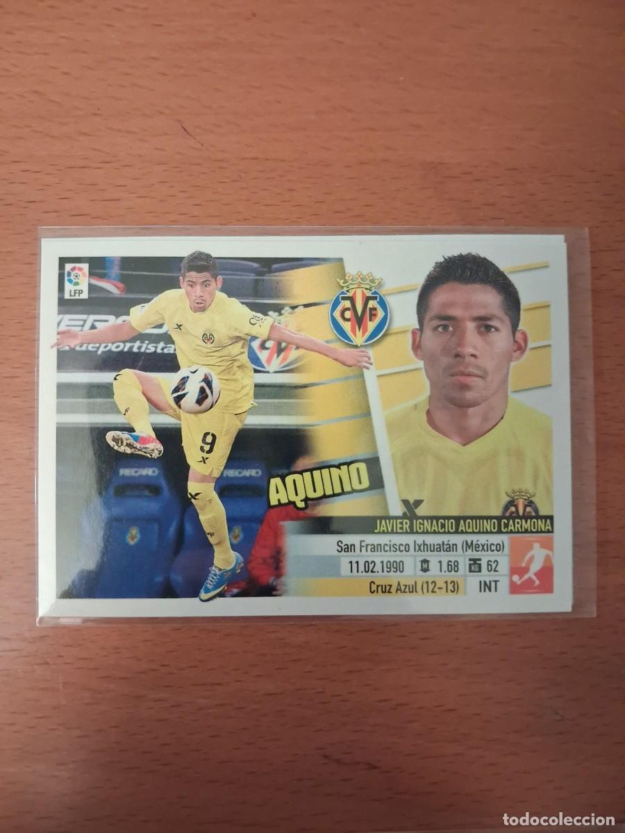 Fu&szlig;ball-Sticker: Ediciones Este Liga 2013 2014 13 14 Sin Pegar Villarreal CF 12 Aquino Segunda Edicion