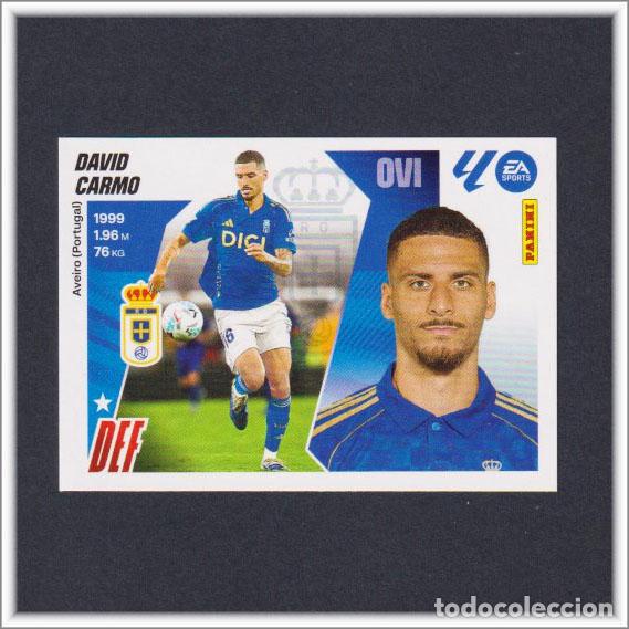 Cromos de f&uacute;tbol: LIGA ESTE 2025 2026 25 26 PANINI DAVID CARMO 61 FICHAJE OVIEDO ALBUM COLECCI&Oacute;N 4&ordf; EDICI&Oacute;N