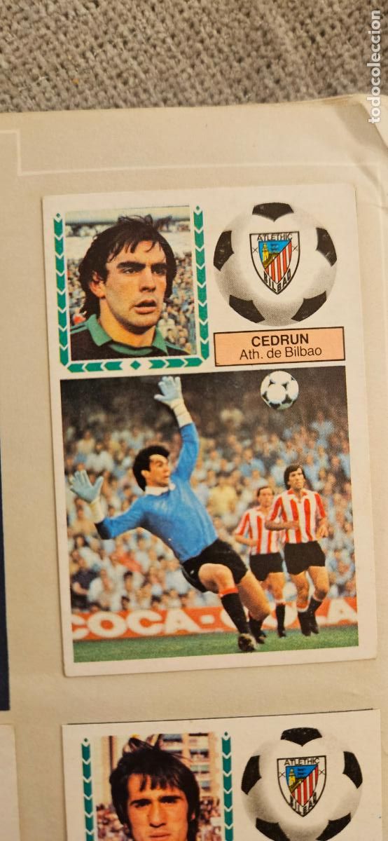 Figurine di Calcio: cedrun athletic de bilbao este 1983 1984 83 84 despegado