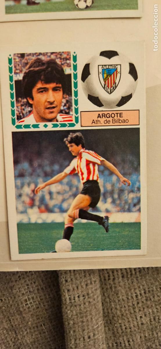 Fu&szlig;ball-Sticker: argote athletic de bilbao este 1983 1984 83 84 despegado
