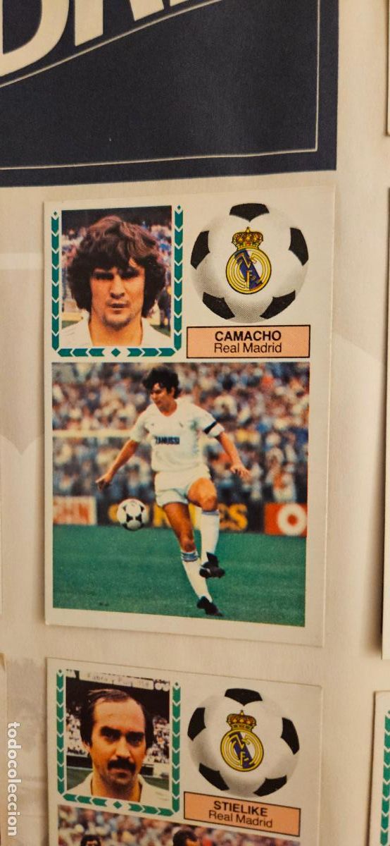 Fu&szlig;ball-Sticker: real madrid camacho este 1983 1984 83 84 despegado