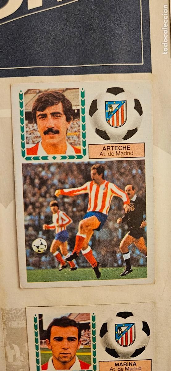 Cromos de F&uacute;tbol: atletico de madrid arteche este 1983 1984 83 84 despegado