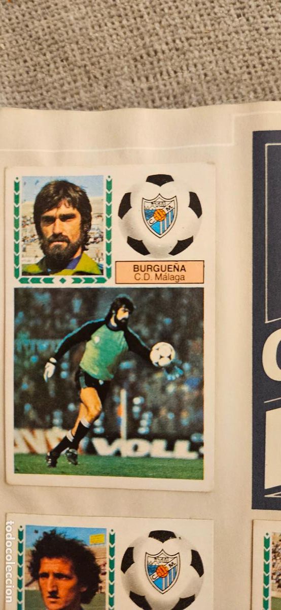 Cromos de Futebol: malaga burgue&ntilde;a este 1983 1984 83 84 despegado