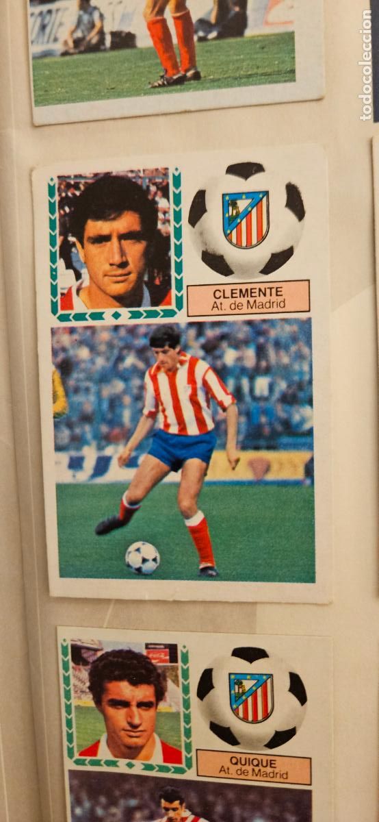 Cromos de Futebol: atletico de madrid clemente este 1983 1984 83 84 despegado