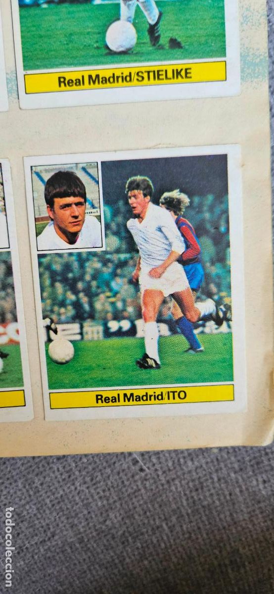 Fu&szlig;ball-Sticker: ito este real madrid 1981 1982 82 81 despegado