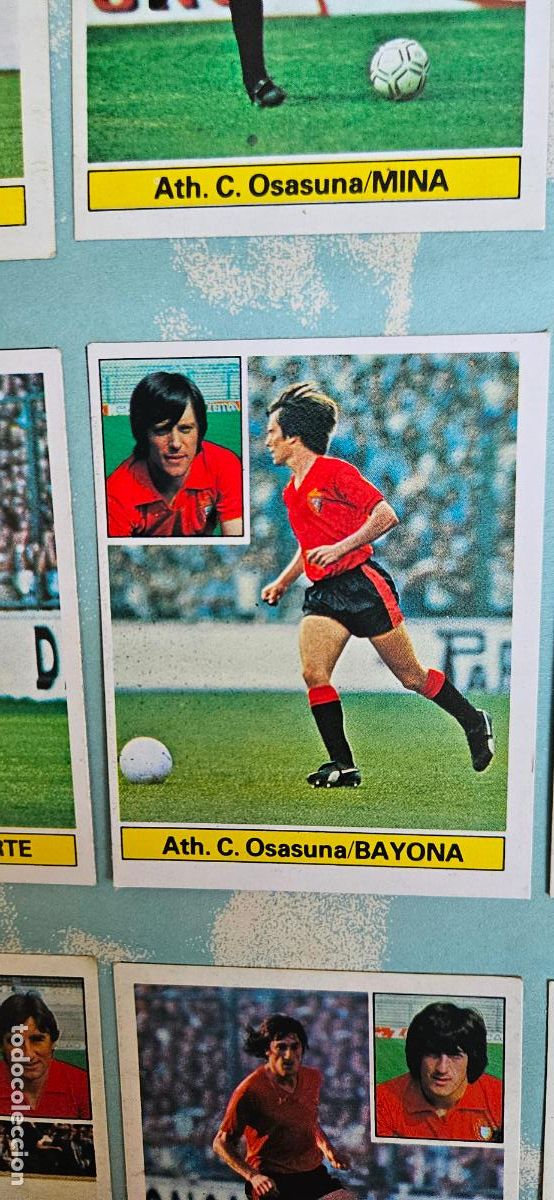 Football Stickers: bayona este osasuna 1981 1982 82 81 despegado