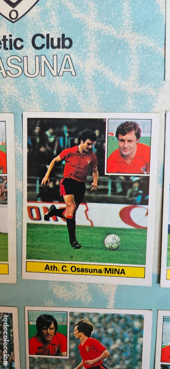 Football Stickers: mina este osasuna 1981 1982 82 81 despegado