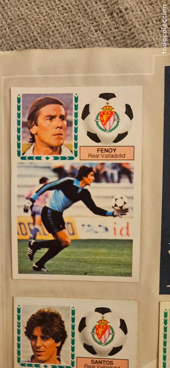 Football Stickers: valladolid fenoy este 1983 1984 83 84 despegado