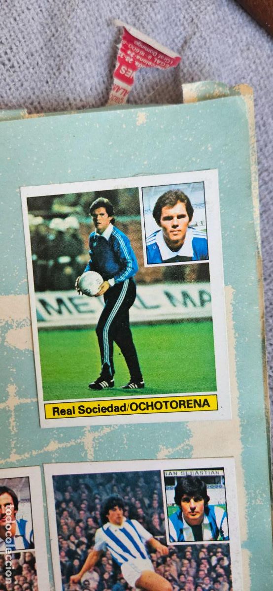 Cromos de F&uacute;tbol: ochotorena este real sociedad 1981 1982 82 81 despegado