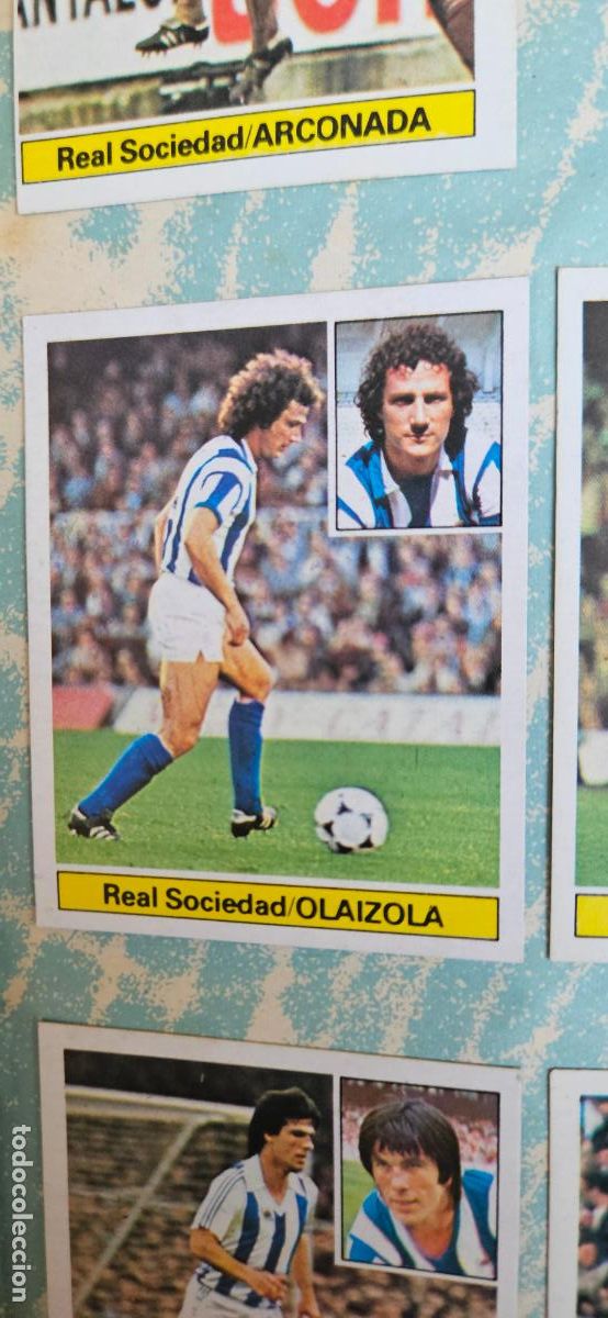 Cromos de F&uacute;tbol: olaizola este real sociedad 1981 1982 82 81 despegado