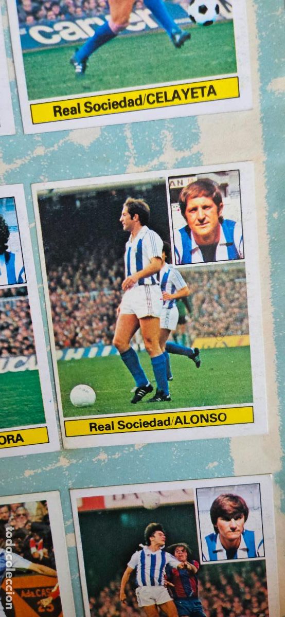 Cromos de F&uacute;tbol: alonso este real sociedad 1981 1982 82 81 despegado