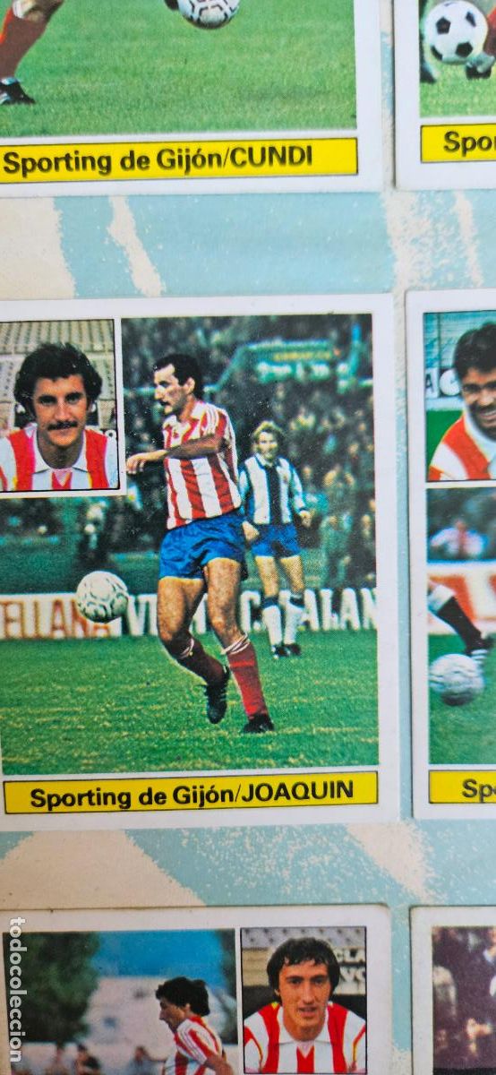 Cromos de F&uacute;tbol: joaquin este sporting de gijon 1981 1982 82 81