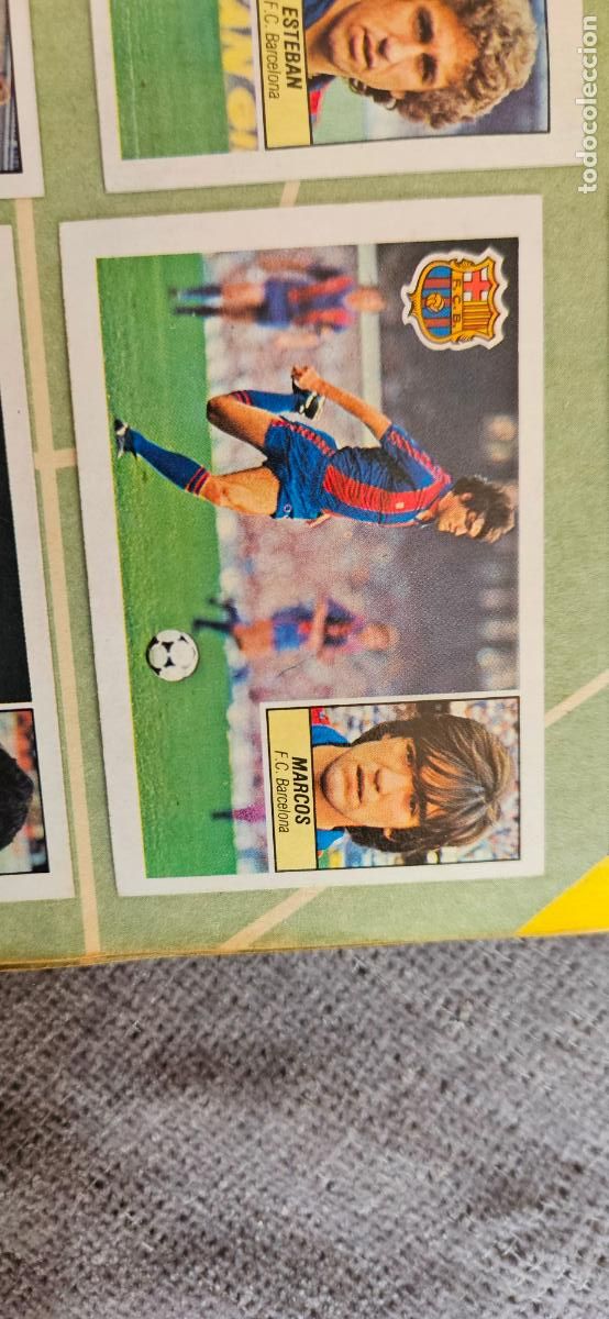 Fu&szlig;ball-Sticker: marcos este barcelona 1984 1985 84 85