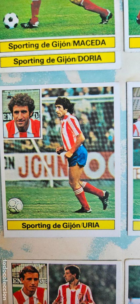 Cromos de F&uacute;tbol: uria este sporting de gijon 1981 1982 82 81
