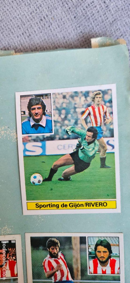 Cromos de F&uacute;tbol: rivero este sporting de gijon 1981 1982 82 81