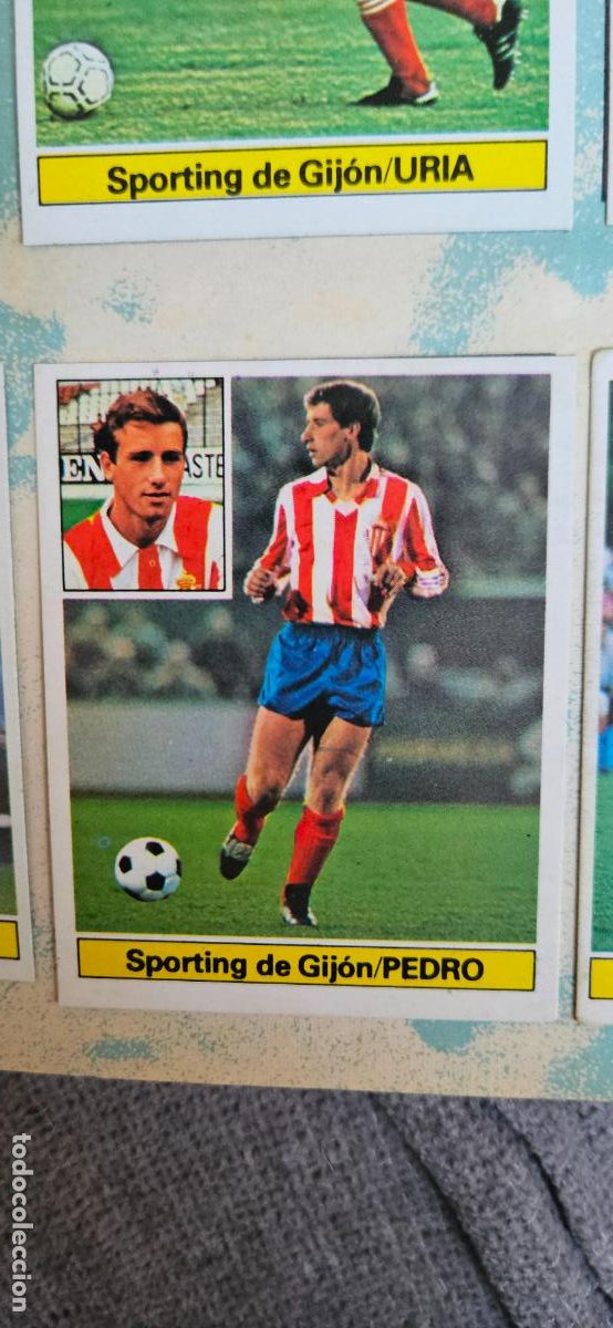 Cromos de F&uacute;tbol: pedro este sporting de gijon 1981 1982 82 81