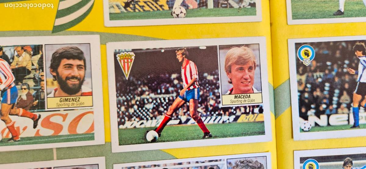 Cromos de F&uacute;tbol: maceda este sporting de gijon 1984 1985 84 85
