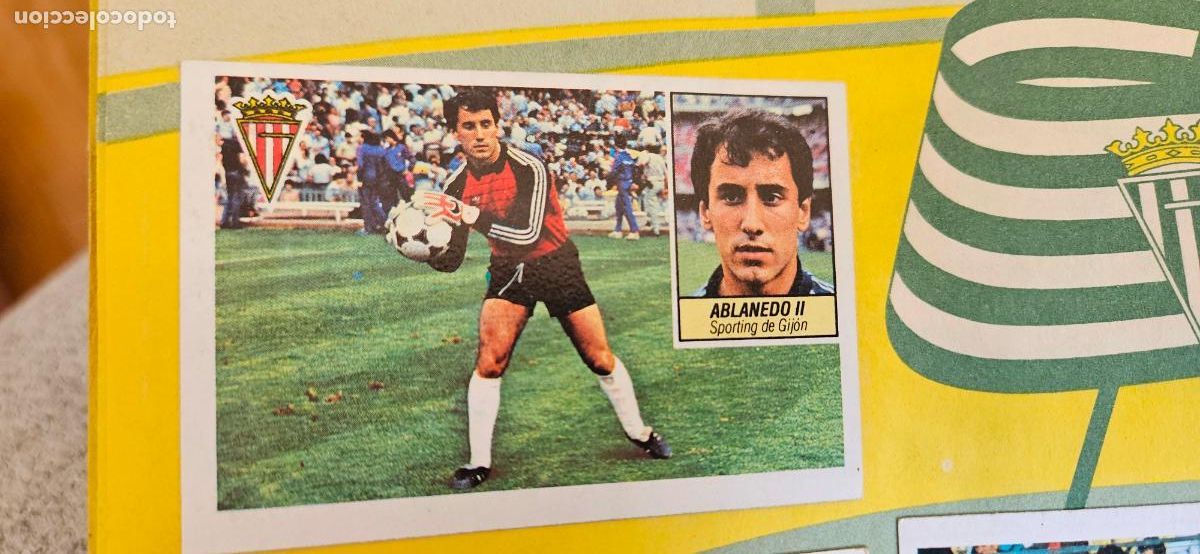 Cromos de F&uacute;tbol: ablanedo II este sporting de gijon 1984 1985 84 85