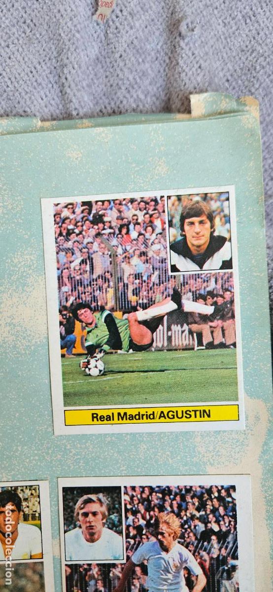 Fu&szlig;ball-Sticker: agustin este real madrid 1981 1982 82 81 despegado