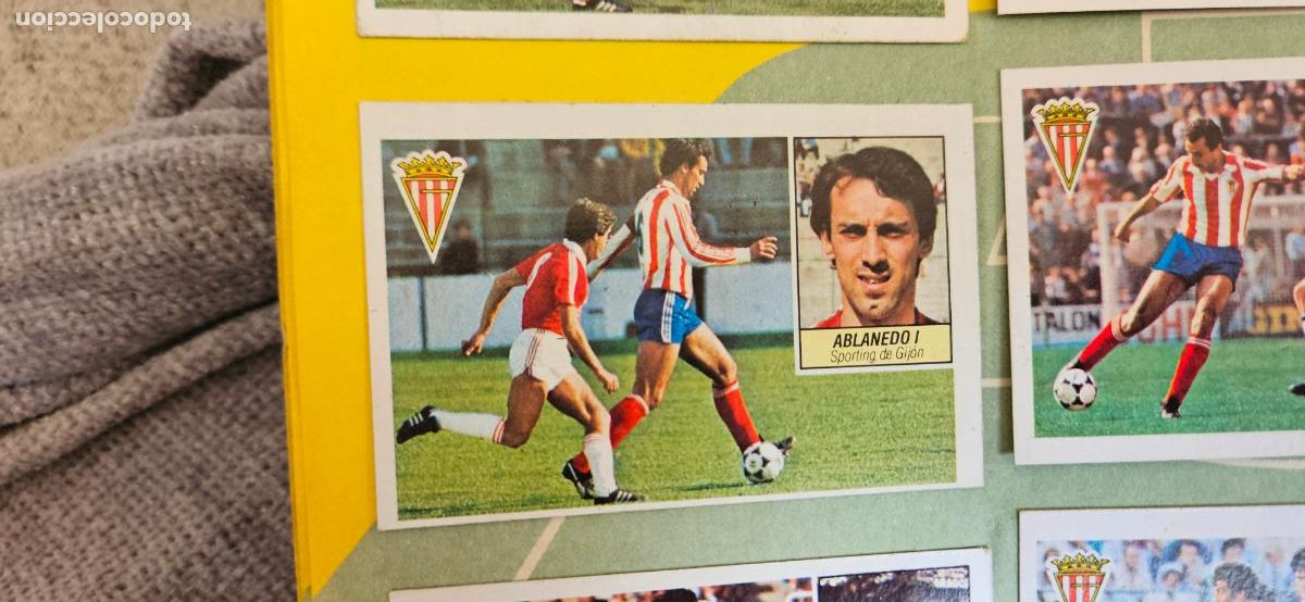 Cromos de F&uacute;tbol: ablanedo I este sporting de gijon 1984 1985 84 85