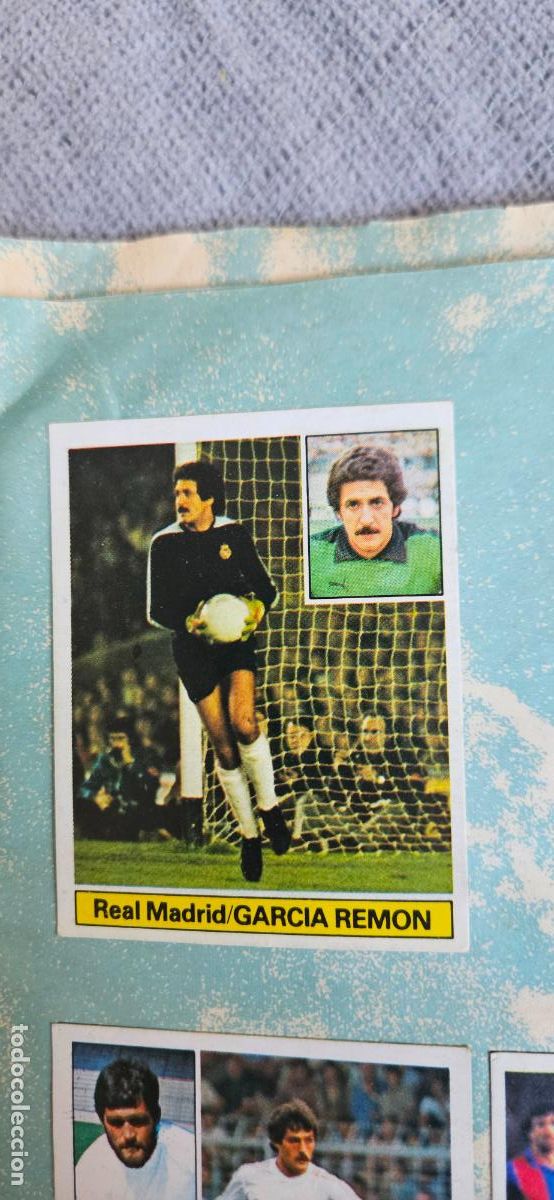 Fu&szlig;ball-Sticker: garcia remon este real madrid 1981 1982 82 81 despegado