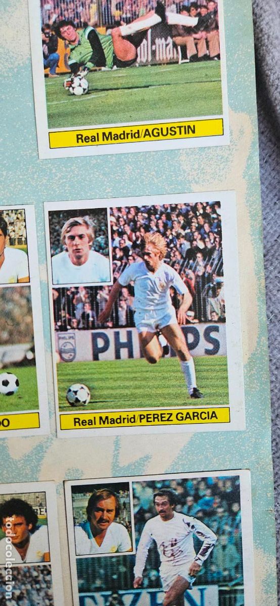 Fu&szlig;ball-Sticker: perez garcia este real madrid 1981 1982 82 81 despegado
