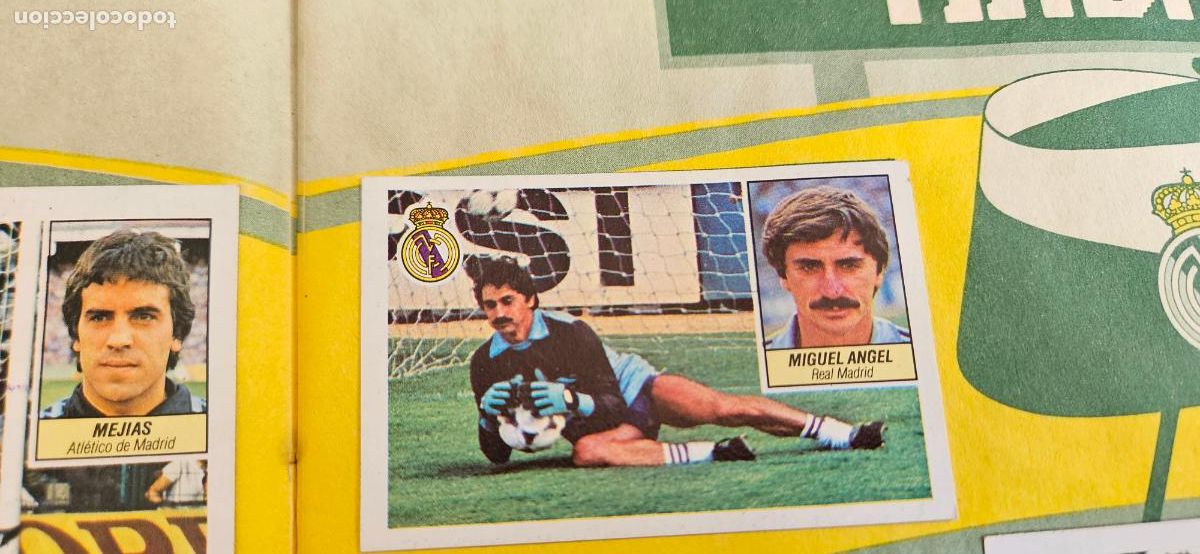 Fu&szlig;ball-Sticker: miguel angel este real madrid 1984 1985 84 85