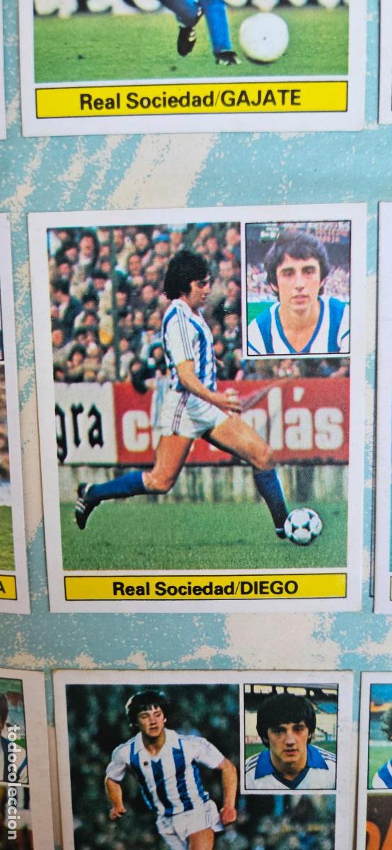 Cromos de F&uacute;tbol: diego este real sociedad 1981 1982 82 81 despegado