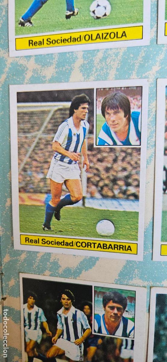 Cromos de F&uacute;tbol: cortabarria este real sociedad 1981 1982 82 81 despegado
