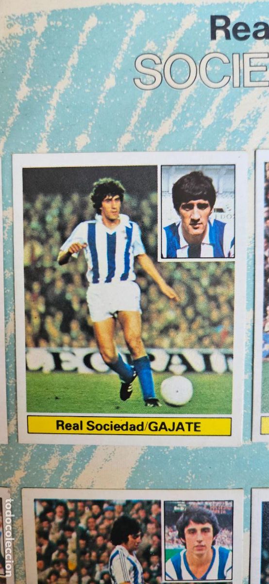 Cromos de F&uacute;tbol: gajate este real sociedad 1981 1982 82 81 despegado