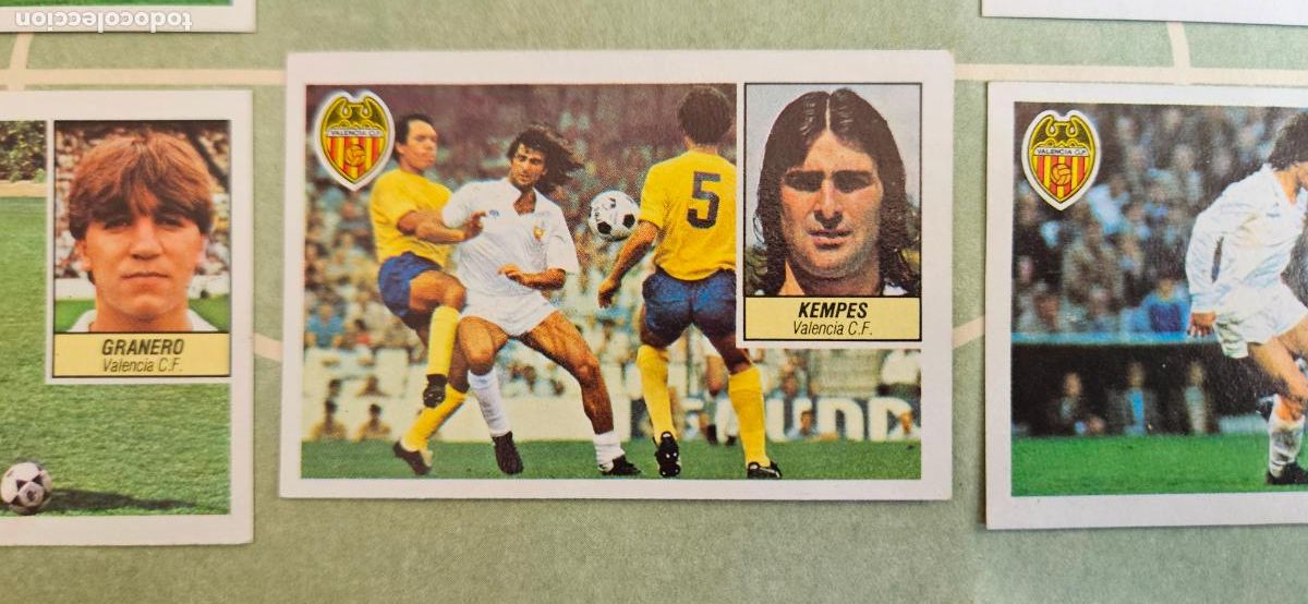 Cromos de f&uacute;tbol: kempes este valencia 1984 1985 84 85