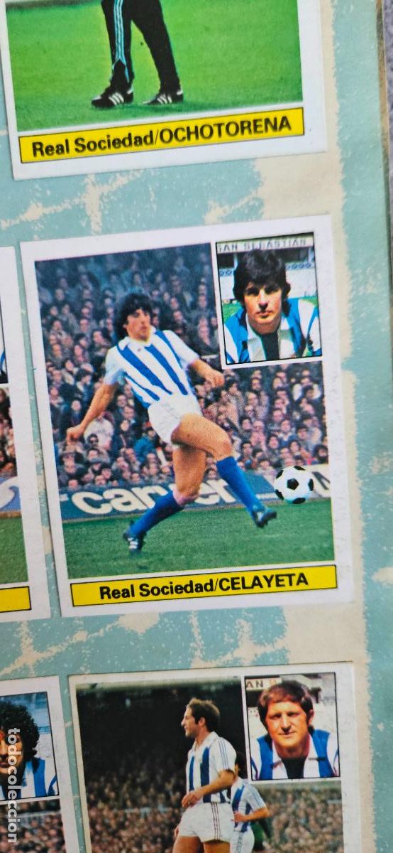 Cromos de F&uacute;tbol: celayeta este real sociedad 1981 1982 82 81 despegado