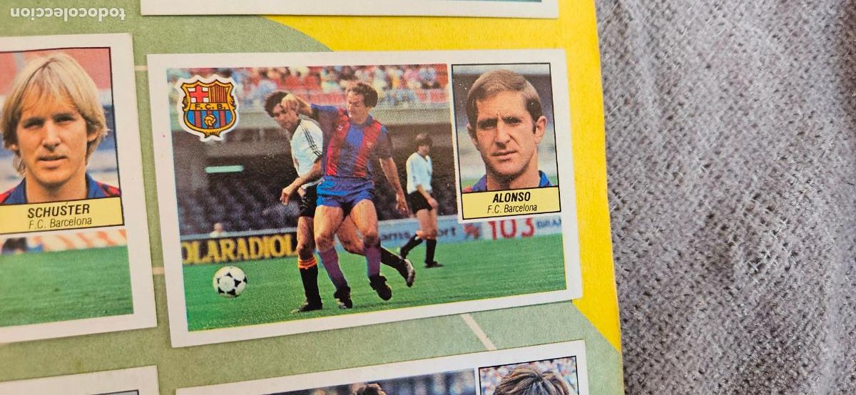 Fu&szlig;ball-Sticker: alonso este barcelona 1984 1985 84 85