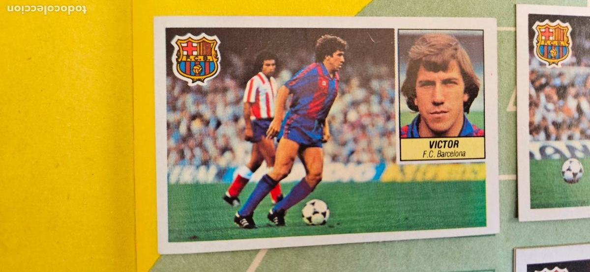 Fu&szlig;ball-Sticker: victor este barcelona 1984 1985 84 85