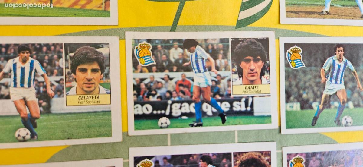 Cromos de F&uacute;tbol: gajate este real sociedad 1984 1985 84 85