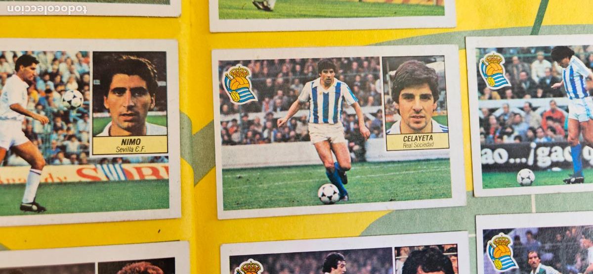 Cromos de F&uacute;tbol: celayeta este real sociedad 1984 1985 84 85