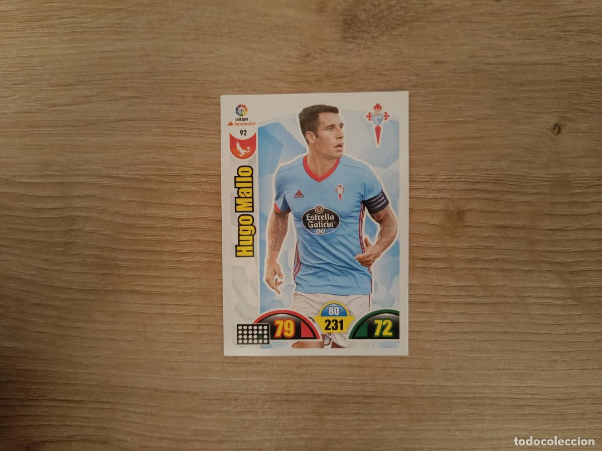 Figurine di Calcio: CROMO DE F&Uacute;TBOL PANINI ADRENALYN HUGO MALLO 92 CELTA 17 18 2017 2018