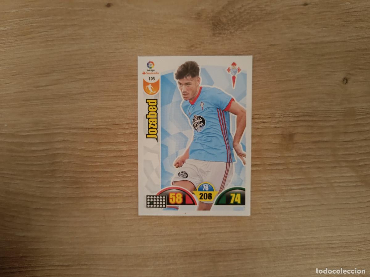 Fu&szlig;ball-Sticker: CROMO DE F&Uacute;TBOL PANINI ADRENALYN JOZABED 105 CELTA 17 18 2017 2018