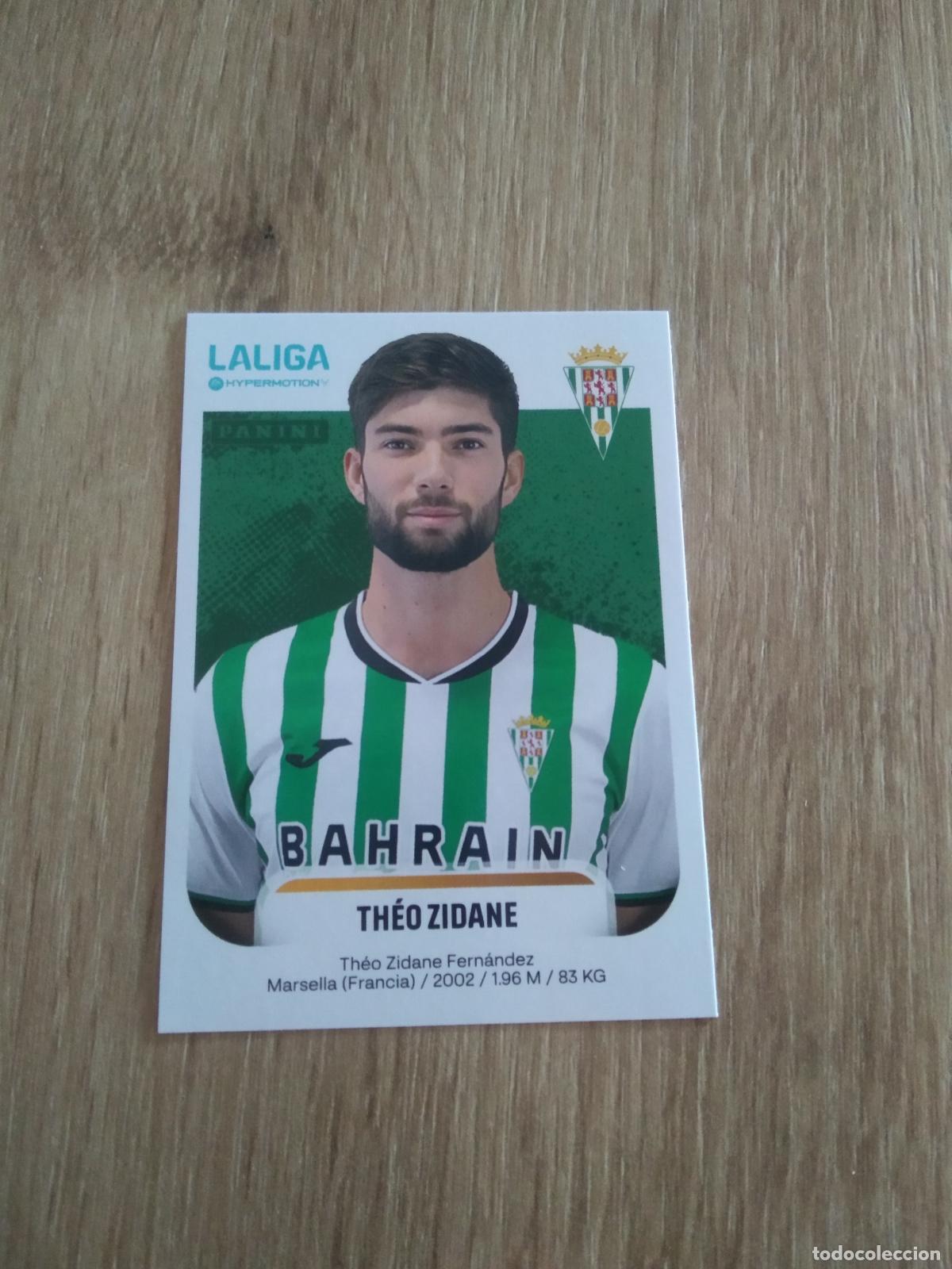 Cromos de f&uacute;tbol: 146 A 146A THEO ZIDANE CORDOBA CROMO FUTBOL PANINI SEGUNDA 25-26 LIGA HYPERMOTION 2025-2026