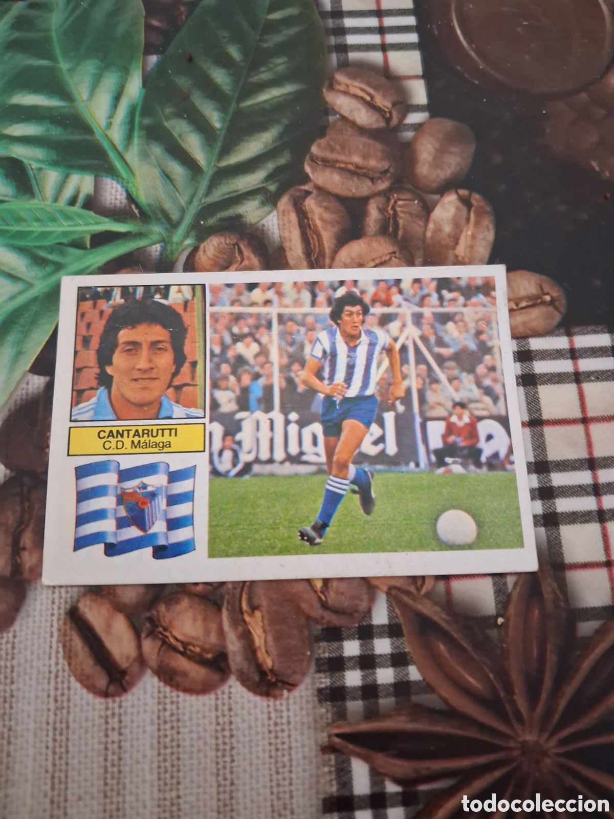Football Stickers: Liga este 82 83 cantarutti baja del M&aacute;laga recuperado del &aacute;lbum ver fotos