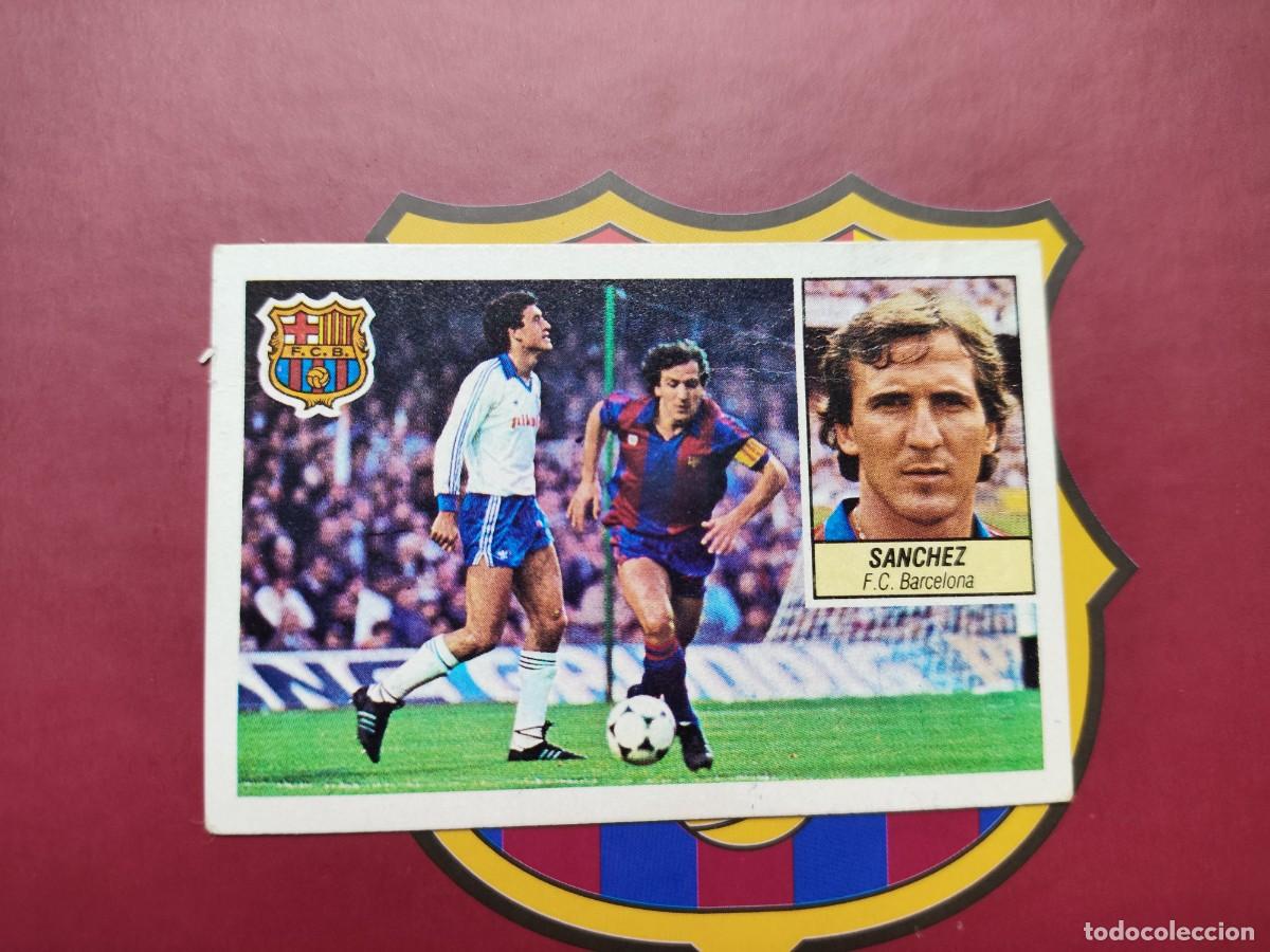 Cromos de f&uacute;tbol: S&aacute;nchez Barcelona Ediciones Este 84-85 RECUPERADO - Foto 1