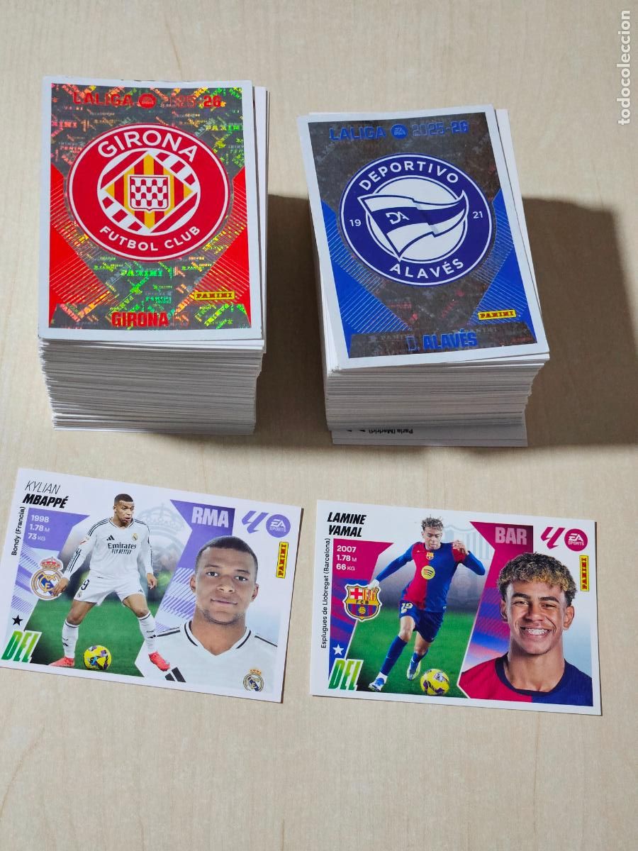 Cromos de f&uacute;tbol: LOTE 431 SIN REPETIR LIGA ESTE 2025 2026 25 26 CROMOS NUEVOS - LEER ANUNCIO
