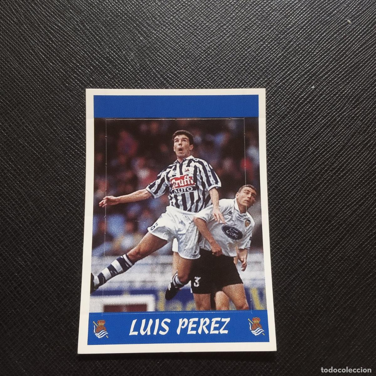 Cromos de F&uacute;tbol: LUIS PEREZ REAL SOCIEDAD PANINI 1997 1998 CROMO FUTBOL LIGA 97 98 - SIN PEGAR - A203 PG469