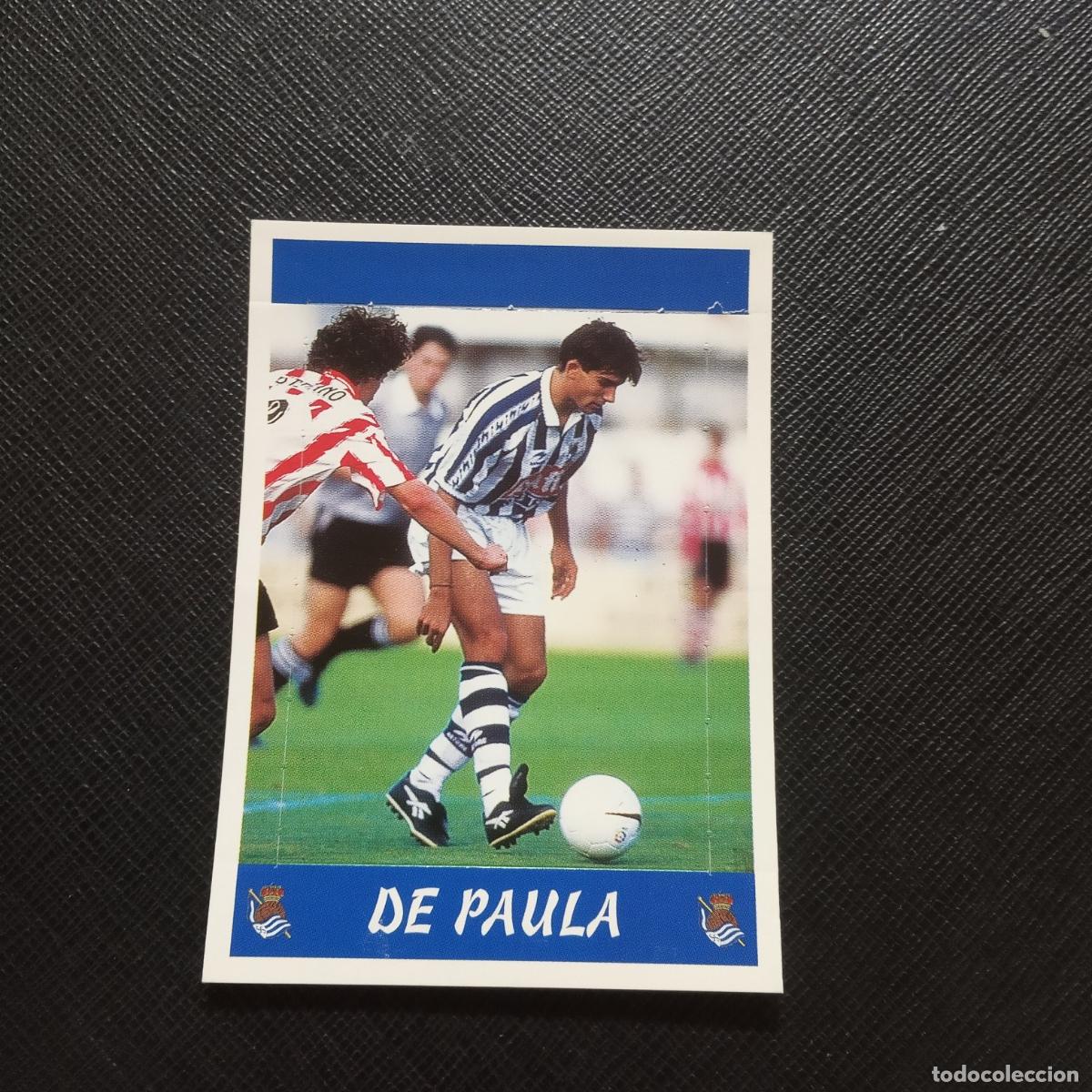 Cromos de F&uacute;tbol: DE PAULA REAL SOCIEDAD PANINI 1997 1998 CROMO FUTBOL LIGA 97 98 - SIN PEGAR - A203 PG469