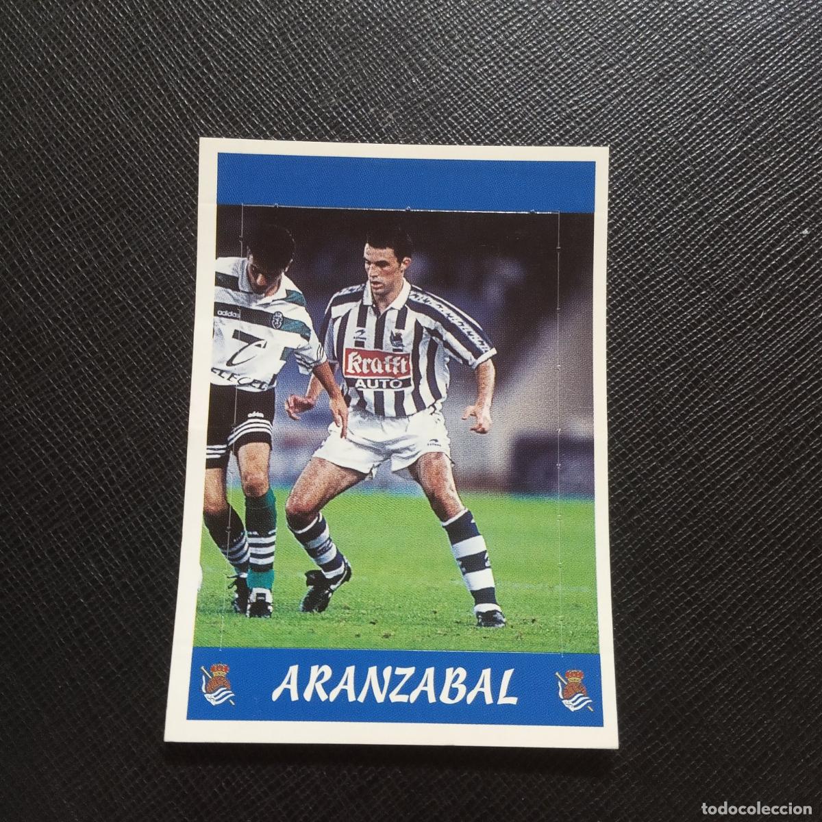 Cromos de F&uacute;tbol: ARANZABAL REAL SOCIEDAD PANINI 1997 1998 CROMO FUTBOL LIGA 97 98 - SIN PEGAR - A203 PG469