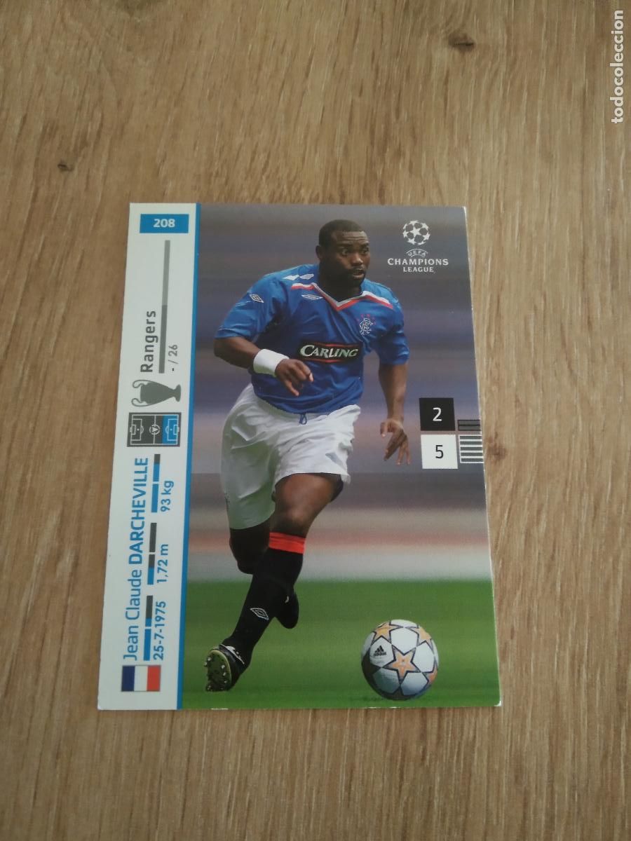 Fu&szlig;ball-Sticker: 208 DARCHEVILLE RANGERS CROMO FUTBOL 07-08 ADRENALYN PANINI UEFA CHAMPIONS LEAGUE 2007-2008